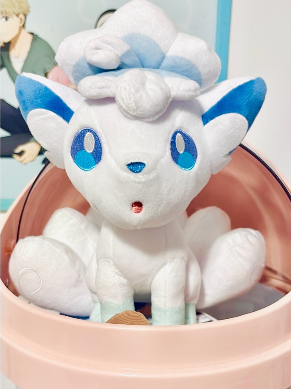 Japanese with tag Pokemon Center 20cm Alolan Vulpix Plush - Pokémon
